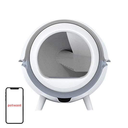 Intelligent self-cleaning cat litter box Petwant - Kotikauppa