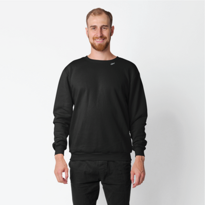 Embroidered Collar Organic Cotton Sweatshirt "Isa" (EE)