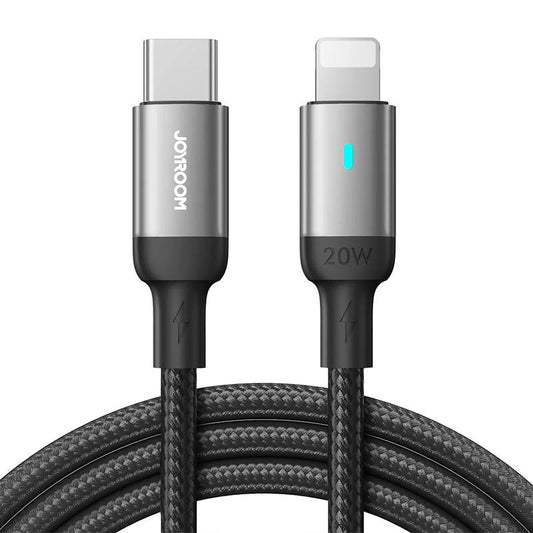 Joyroom S-CL020A10 (black) USB Lightning Type C 20W 1.2m Kaapeli - Kotikauppa
