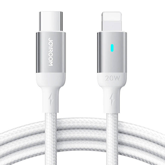 Joyroom S-CL020A10 (white) USB Lightning Type C 20W 2m Kaapeli - Kotikauppa