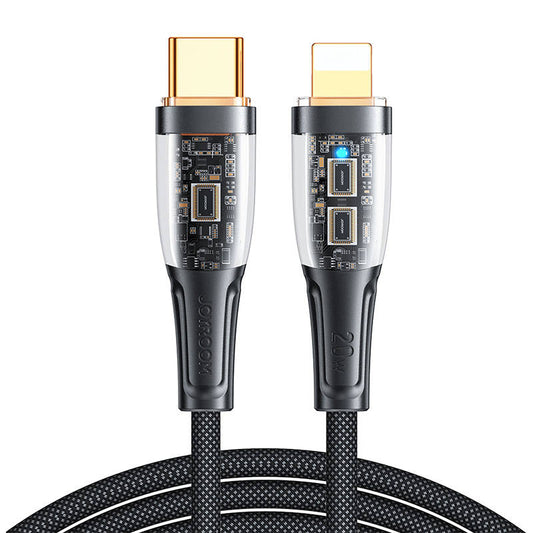 Joyroom S-C Lightning 20W 1.2m USB to USB-C Lightning Kaapeli S-CL020A3 (black) - Kotikauppa