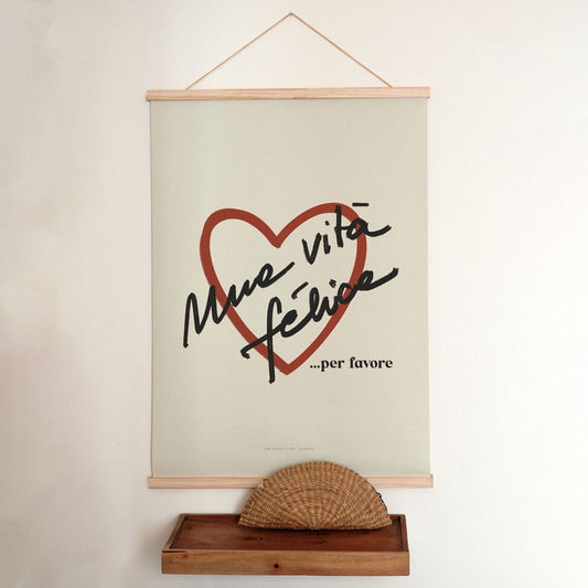 Juliste 50x70 cm - Vita Felice