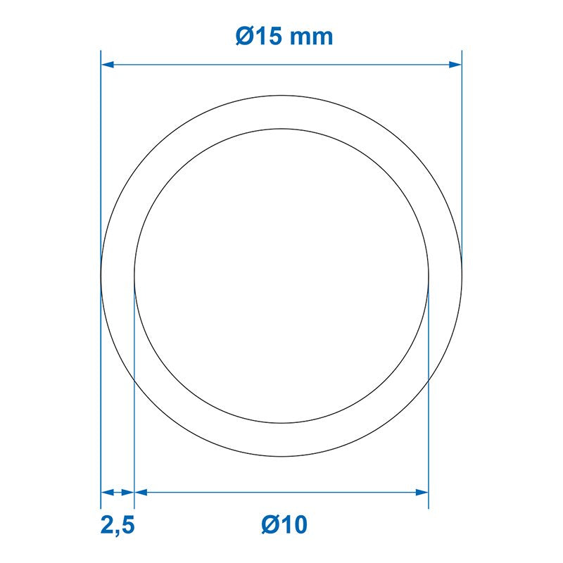 Juomavesiletku sininen 100 m / 10x15 mm - Kotikauppa
