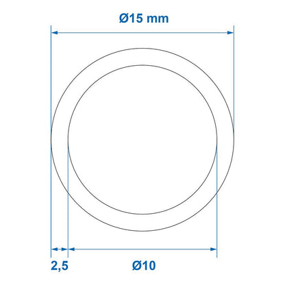 Juomavesiletku sininen 100 m / 10x15 mm - Kotikauppa