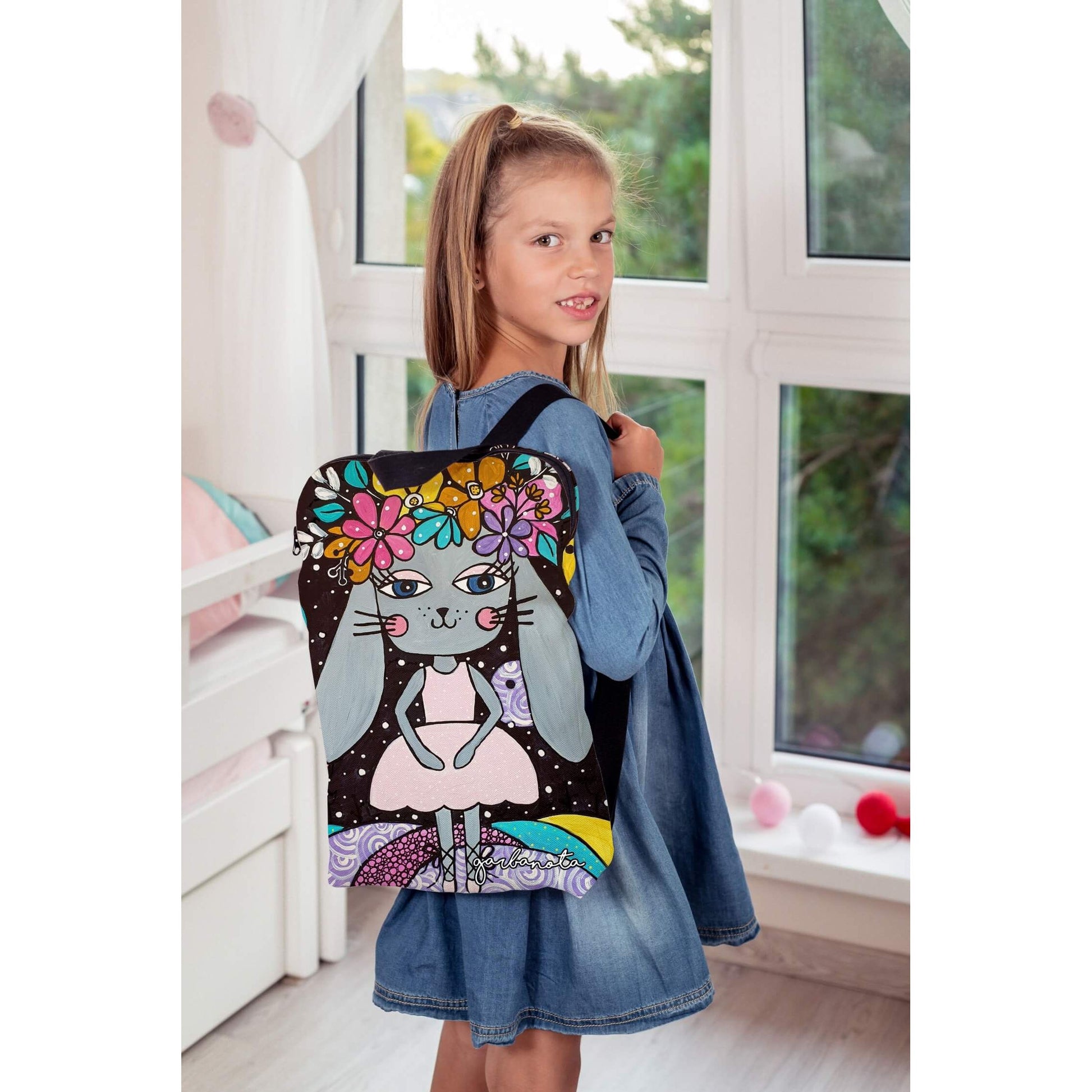 KIDS BACKPACK BUNNY GIRL - Kotikauppa