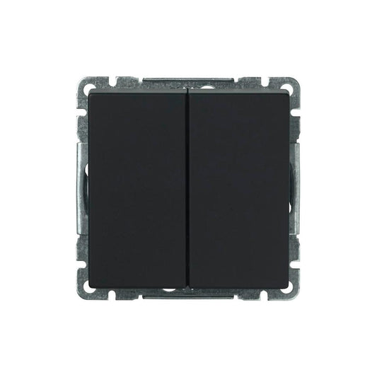 KYTKIN IMPRESSIVO 6+6/16AX/250V/IP21 UKJ 0X MUSTA | 2106097