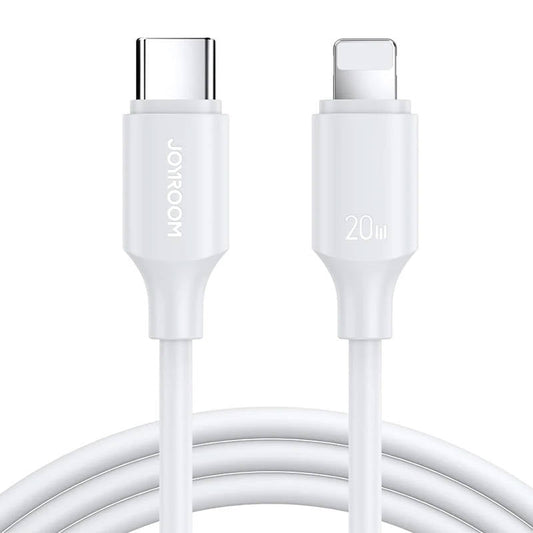 Kaapeli Lightning Type-C 20W 0.25m Joyroom S-CL020A9 (white) - Kotikauppa