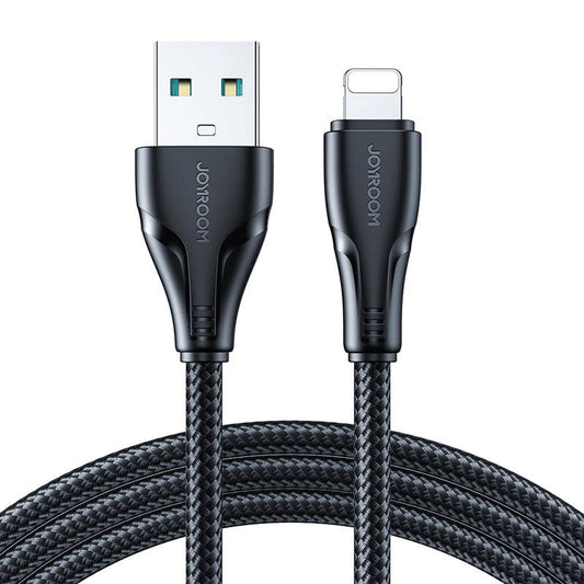 Kaapeli USB-A Surpass / Lightning / 3m Joyroom S-UL012A11 (black) - Kotikauppa