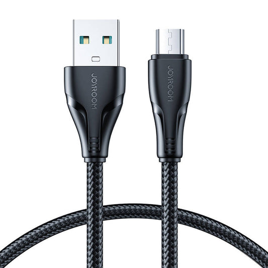 Kaapeli to Micro USB-A / Surpass / 0.25m Joyroom S-UM018A11 (black) - Kotikauppa