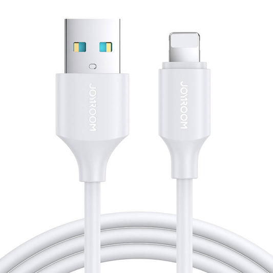 Kaapeli to USB-A / Lightning / 2.4A / 0.25m Joyroom S-UL012A9 (white) - Kotikauppa