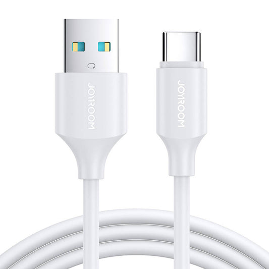 Kaapeli to USB-A / Type-C / 3A / 2m Joyroom S-UC027A9 (white) - Kotikauppa