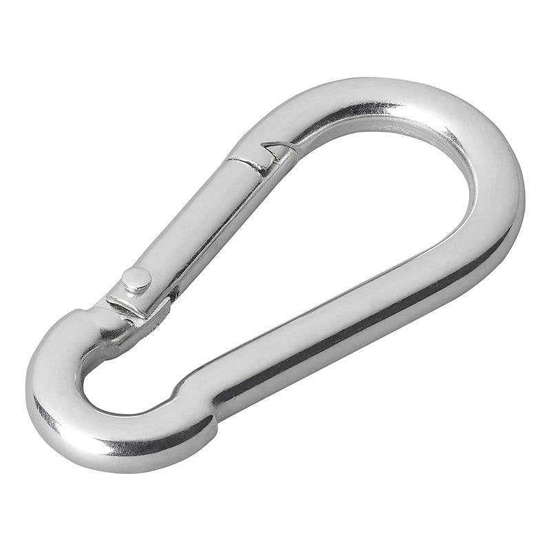 Karbiinihaka metallinen 6x60mm 2 kpl sisään kuplapakkaus - Kotikauppa