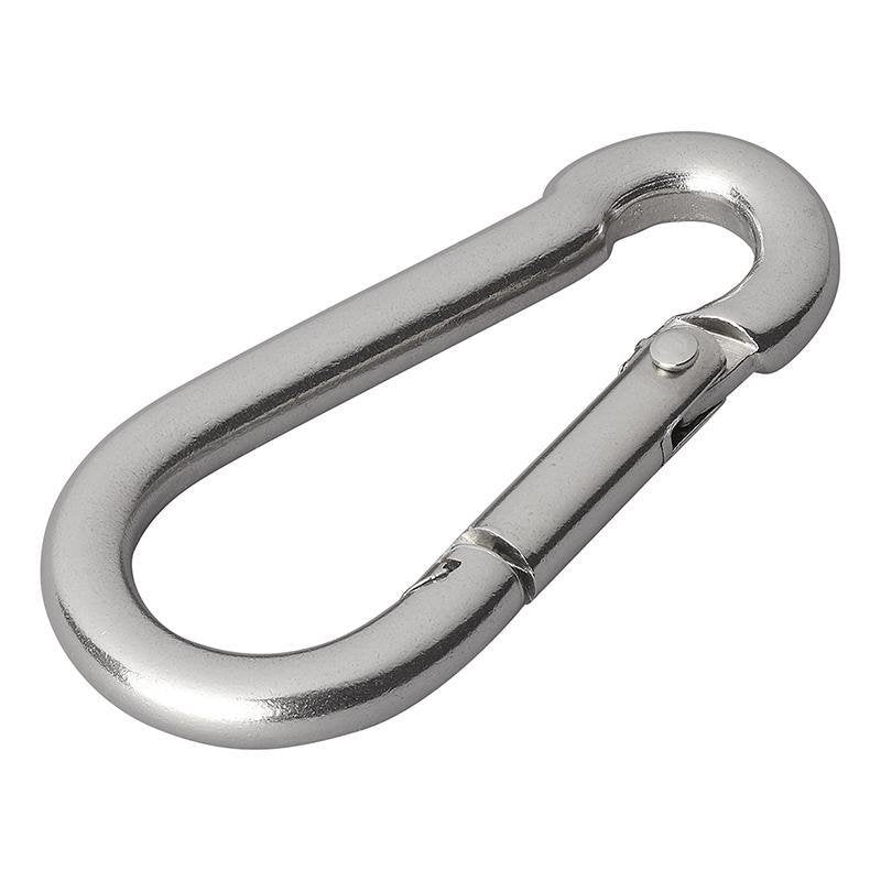 Karbiinihaka rvs 6x60mm 2 kpl sisään kuplapakkaus - Kotikauppa