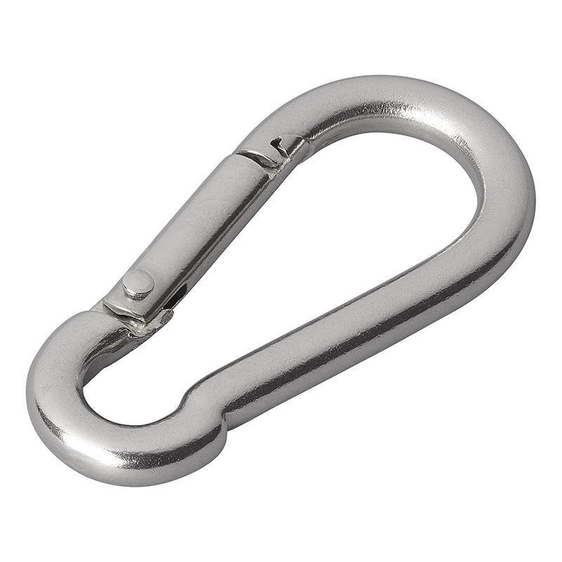 Karbiinihaka rvs 6x60mm 2 kpl sisään kuplapakkaus - Kotikauppa