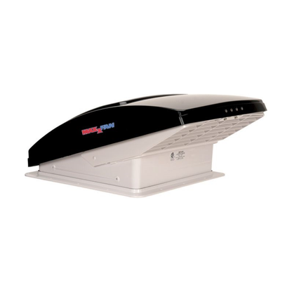 Kattoluukku Airxcell Maxxfan Deluxe 12V 400x400 mm, MaxxAir musta | 00-07500KI40 | Kotikauppa