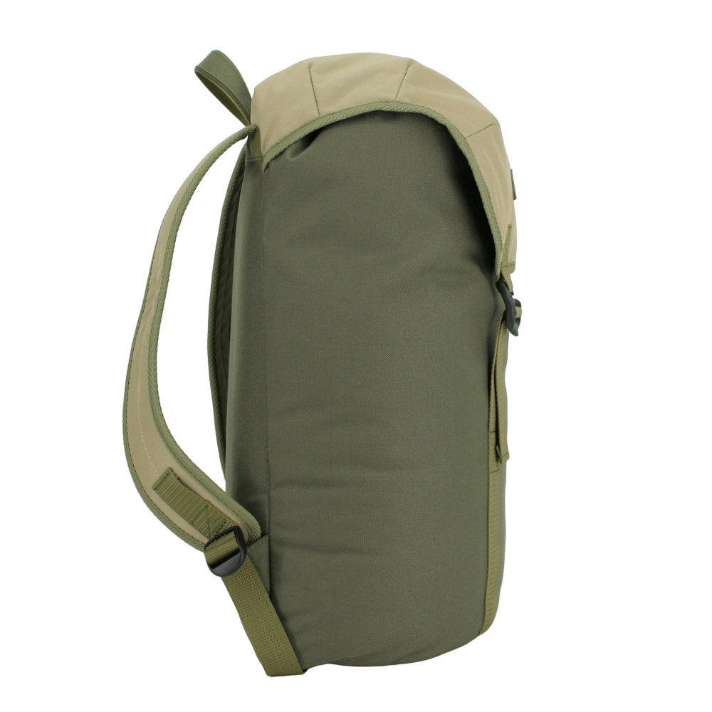 Kestävä ja vedenpitävä reppu Cafe 18l G-koukulla (khaki ja beige) - Kotikauppa