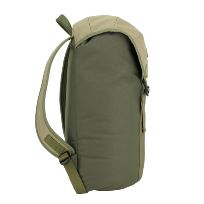 Kestävä ja vedenpitävä reppu Cafe 18l G-koukulla (khaki ja beige) - Kotikauppa