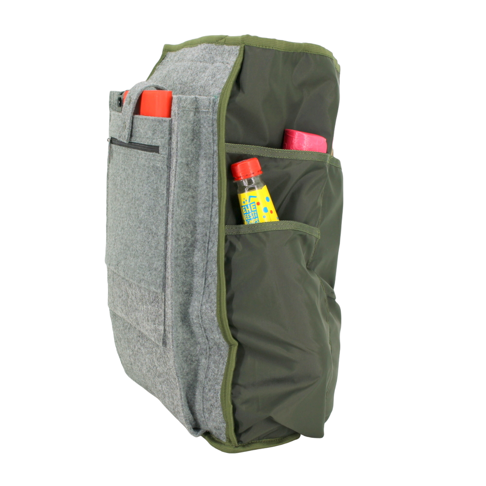 Kestävä ja vedenpitävä reppu Cafe 18l G-koukulla (khaki ja beige) - Kotikauppa
