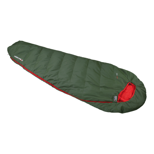 Kevyt muumiomakuupussi HIGH PEAK Pak 600 ECO