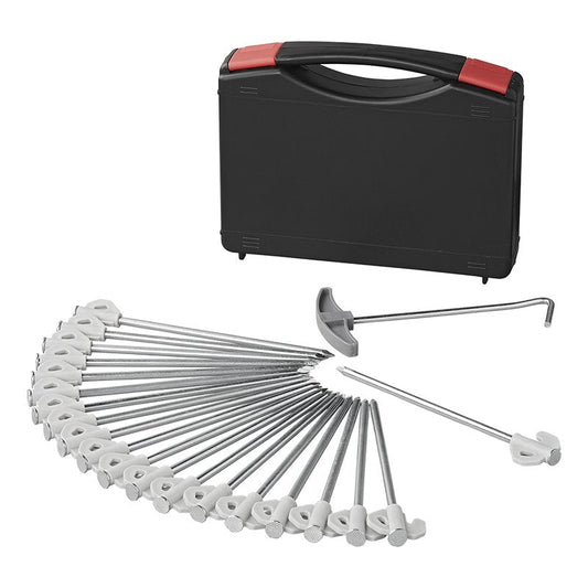 Kivitappi  20 cm metallia muovikoukulla 20 kappaleen sarja kotelossa | 365014V02 | 8719946011064 | Kotikauppa | ProPlus