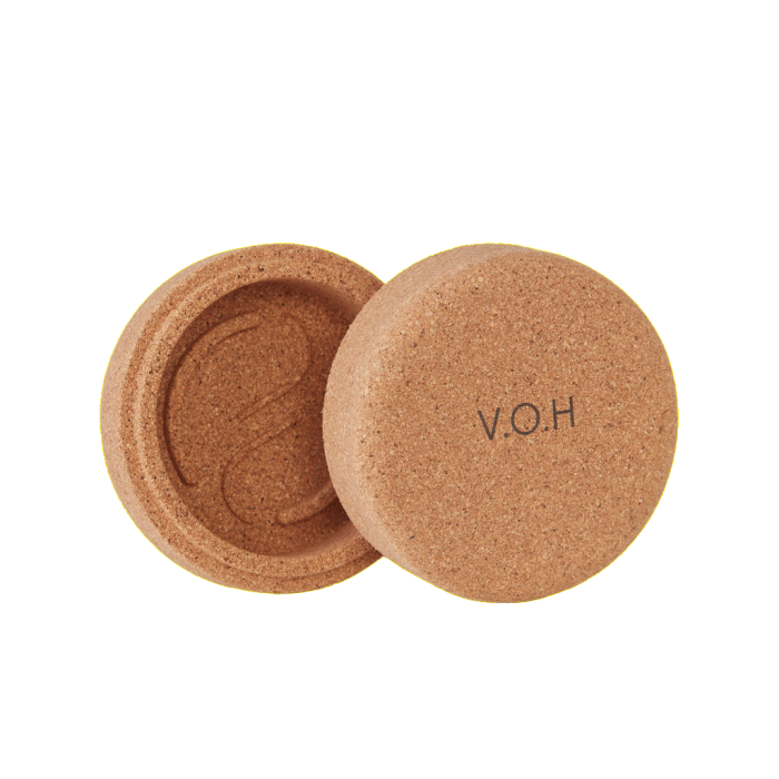 Solid Hair-Care Set with Corkwood Travel Cases
