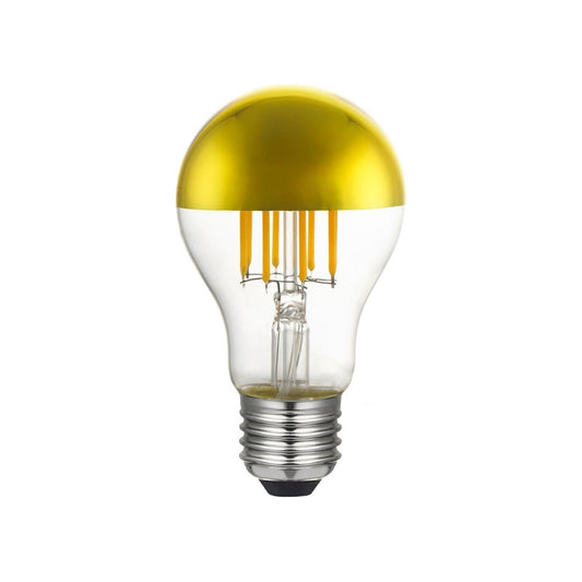 Kultainen puolipallo Drop A60 LED-lamppu 7W E27 2700K Himmennettävä - Kotikauppa