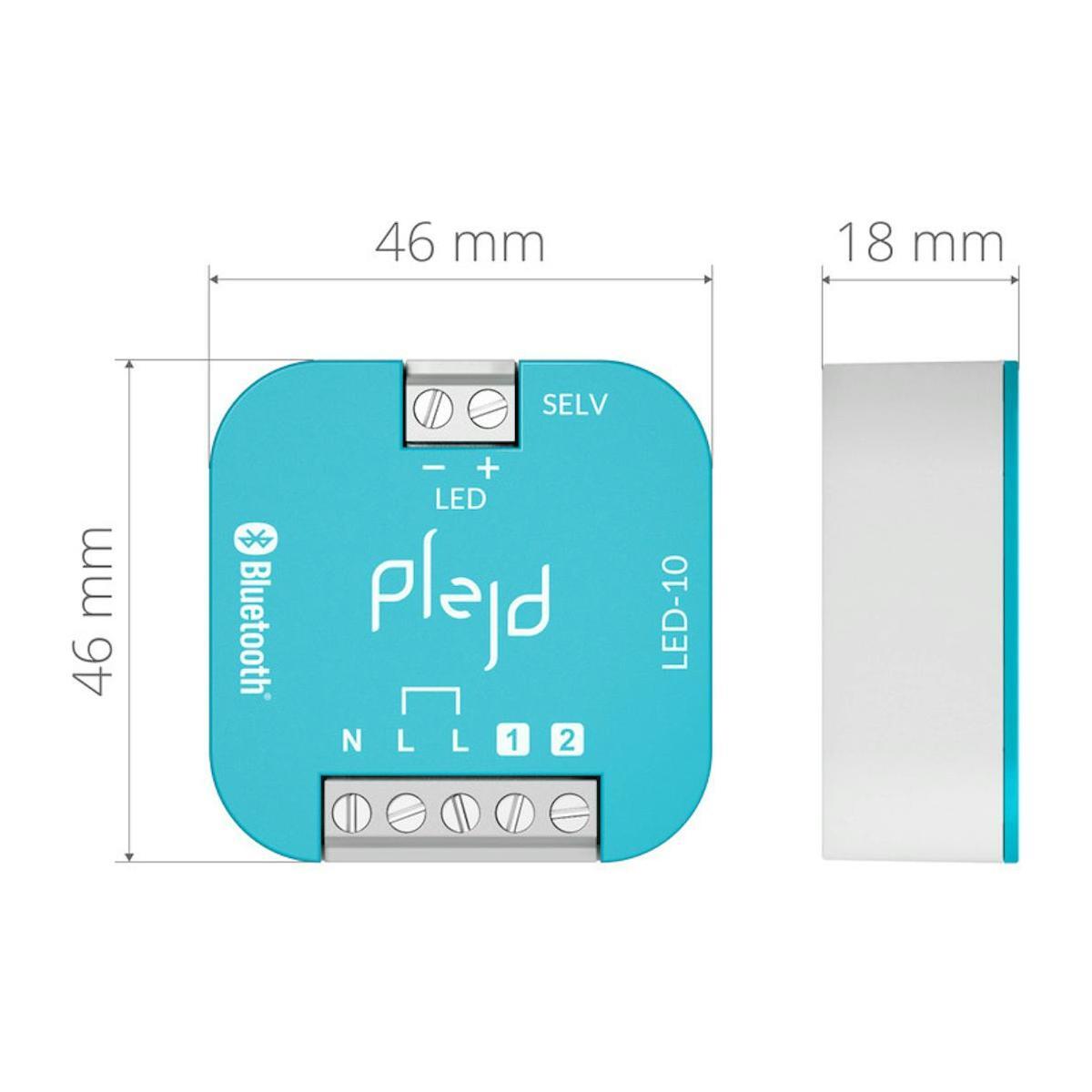 ELEKTR. LIITÄNTÄLAITE PLEJD LED-DRIVER 10W,150-700mA12/24V