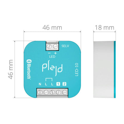 ELEKTR. LIITÄNTÄLAITE PLEJD LED-DRIVER 10W,150-700mA12/24V