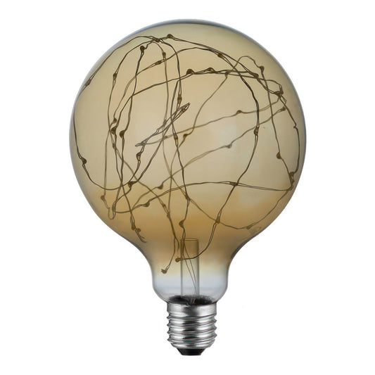 LED Globe G125 lamppu - tuhat valoa kultaa 2W E27 2000K - Kotikauppa