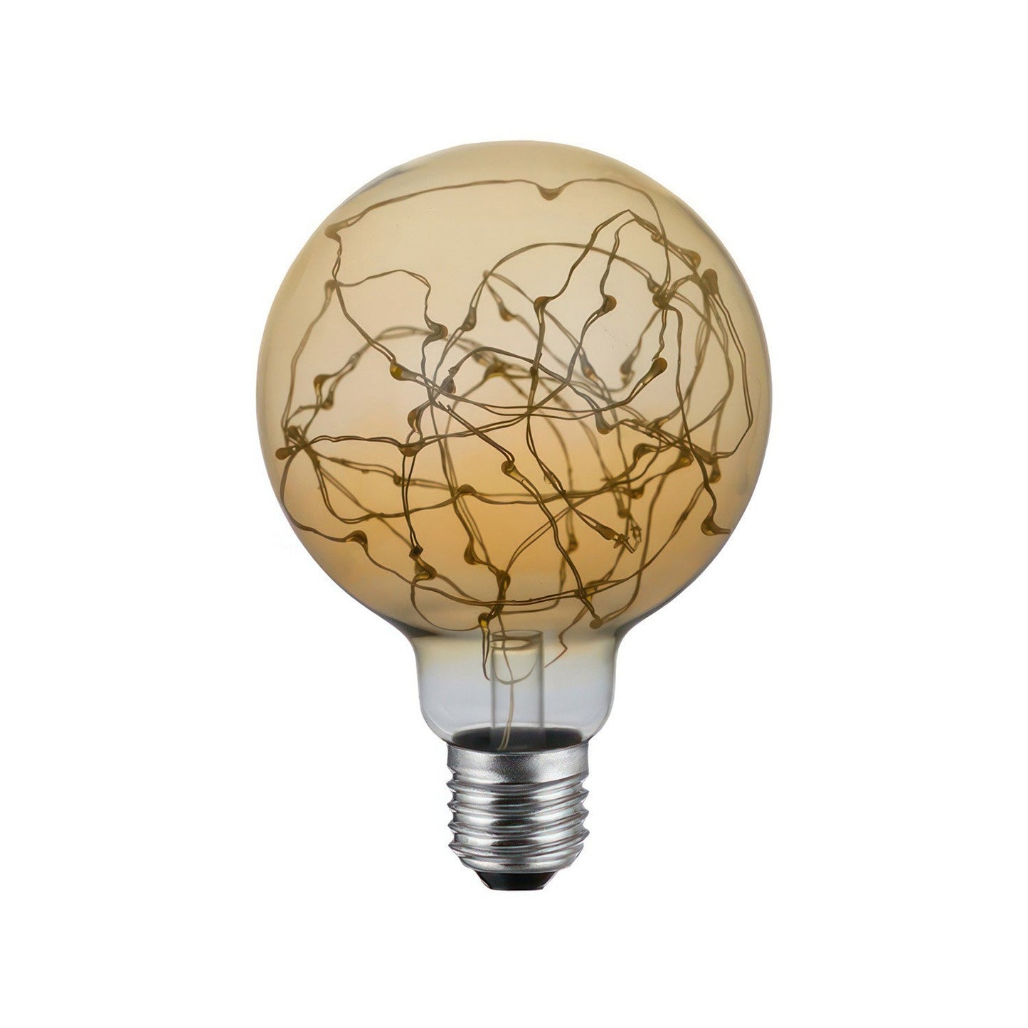 LED Globe G95 -lamppu - tuhat valoa kultaa 2W E27 2000K - Kotikauppa