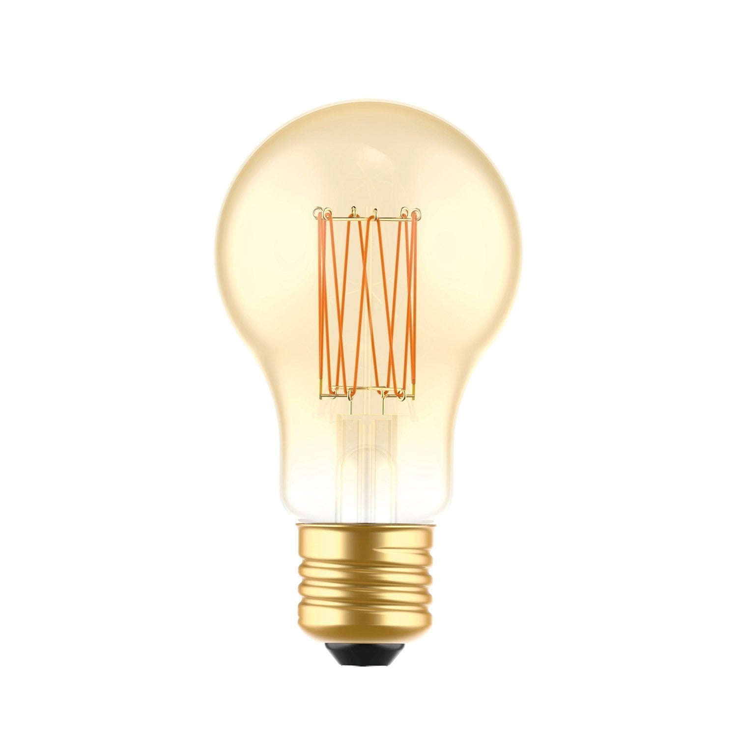 LED kultainen hehkulamppu Drop A60 7W 640Lm E27 2700K himmennettävä - C53 - Kotikauppa