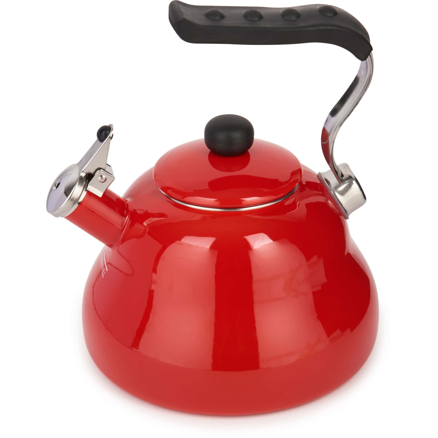 La Cafetière Kettle with Whistle - Red, 2 Liters - Kotikauppa