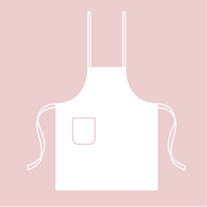 Ladies' Apron Simple - Lemon Linen - Kotikauppa