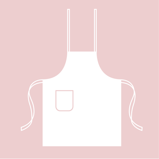 Ladies' Apron Simple - Lemon Linen - Kotikauppa