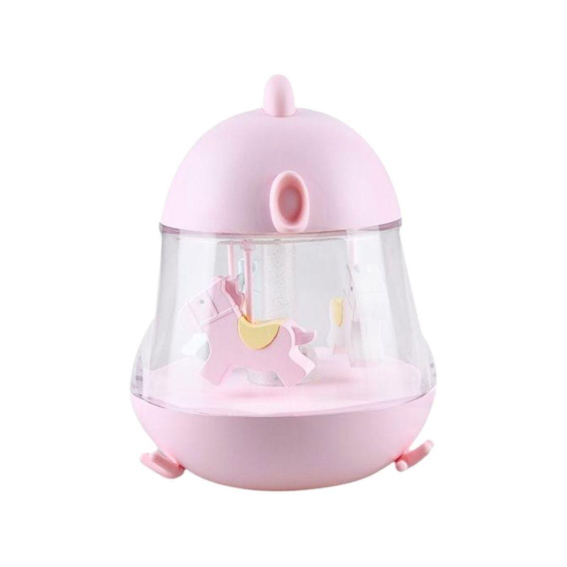 Lamp with Carousel and Music - Pink - Kotikauppa