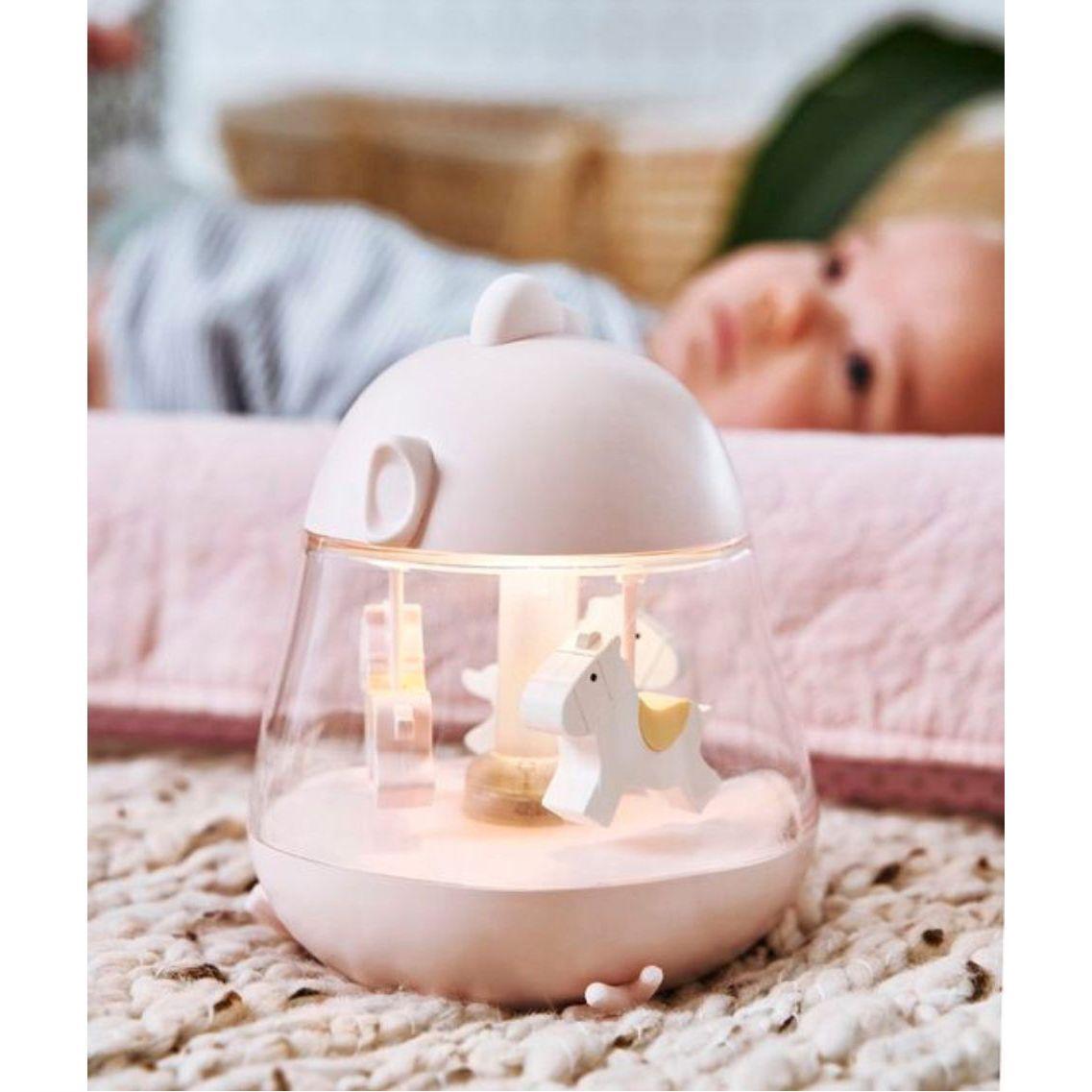 Lamp with Carousel and Music - Pink - Kotikauppa