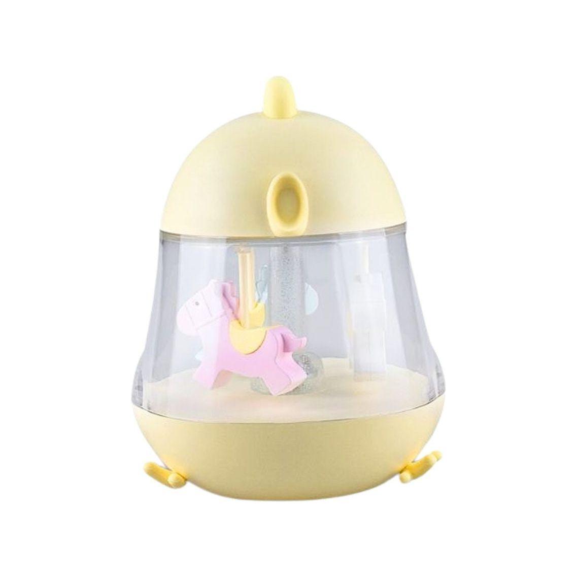 Lamp with Carousel and Music - Yellow - Kotikauppa