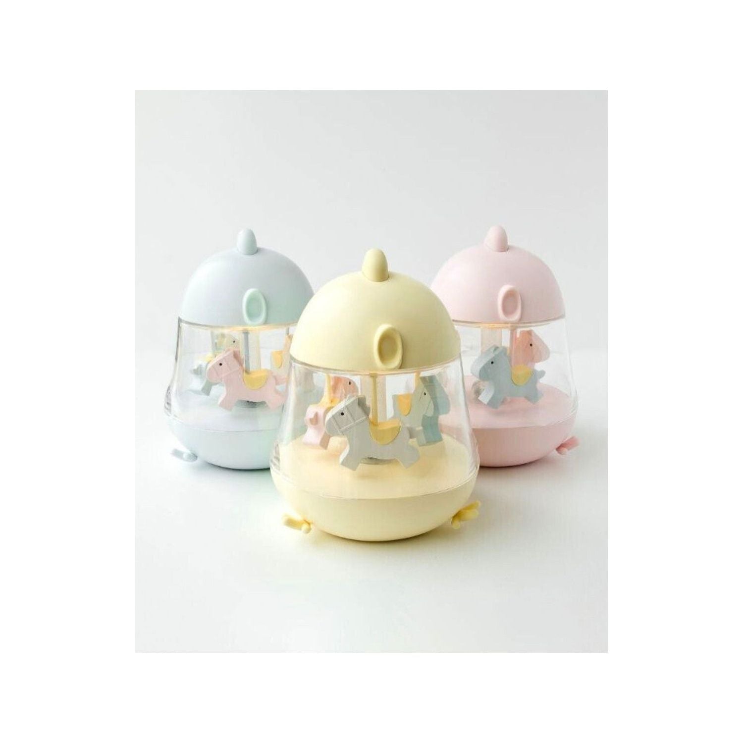 Lamp with Carousel and Music - Yellow - Kotikauppa