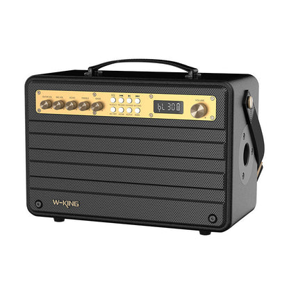 Langattomat Bluetooth kaiuttimet W-KING K6S 100W (black) - Kotikauppa