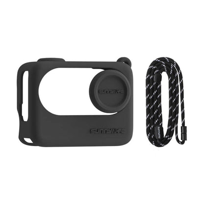 Lanyard + Silicone Case Sunnylife for Insta360 GO 3S (black) - Kotikauppa