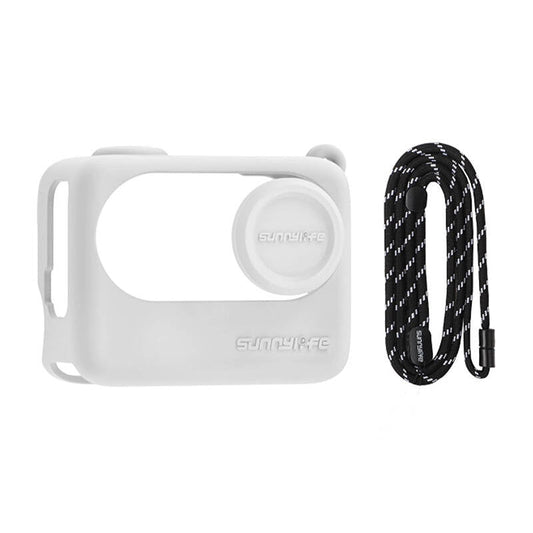 Lanyard + Silicone Case Sunnylife for Insta360 GO 3S (white) - Kotikauppa