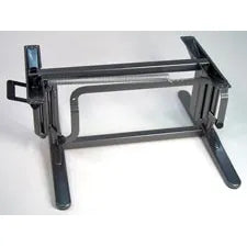 Laskeutuva pöydänjalka, kork. 655/300mm pituus 750mm, antrasiitinharmaa RAL 7016 | 1401103 | 4056161012730 | Kotikauppa | 