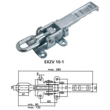 Lavalukko EXZV 10-1 Thule lavalukko max 280mm - Kotikauppa-1860067-4251302404027