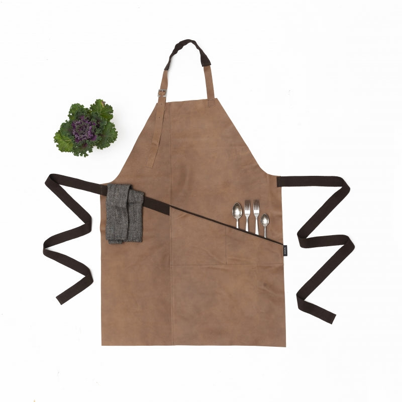 Leather Apron - Beige - Kotikauppa