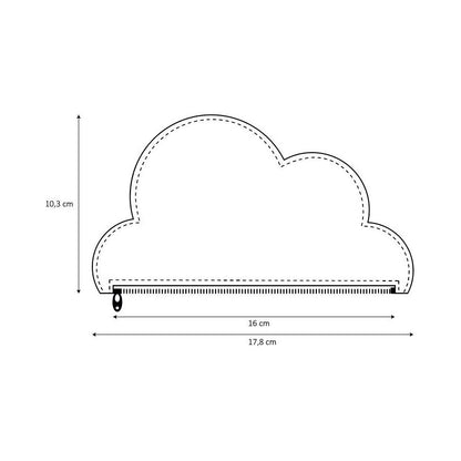 Leather Cloud Purse - Black - Kotikauppa
