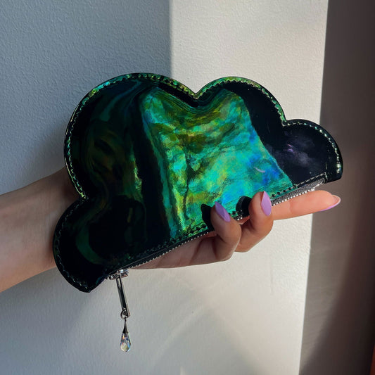 Leather Cloud Purse - Iridescent - Kotikauppa