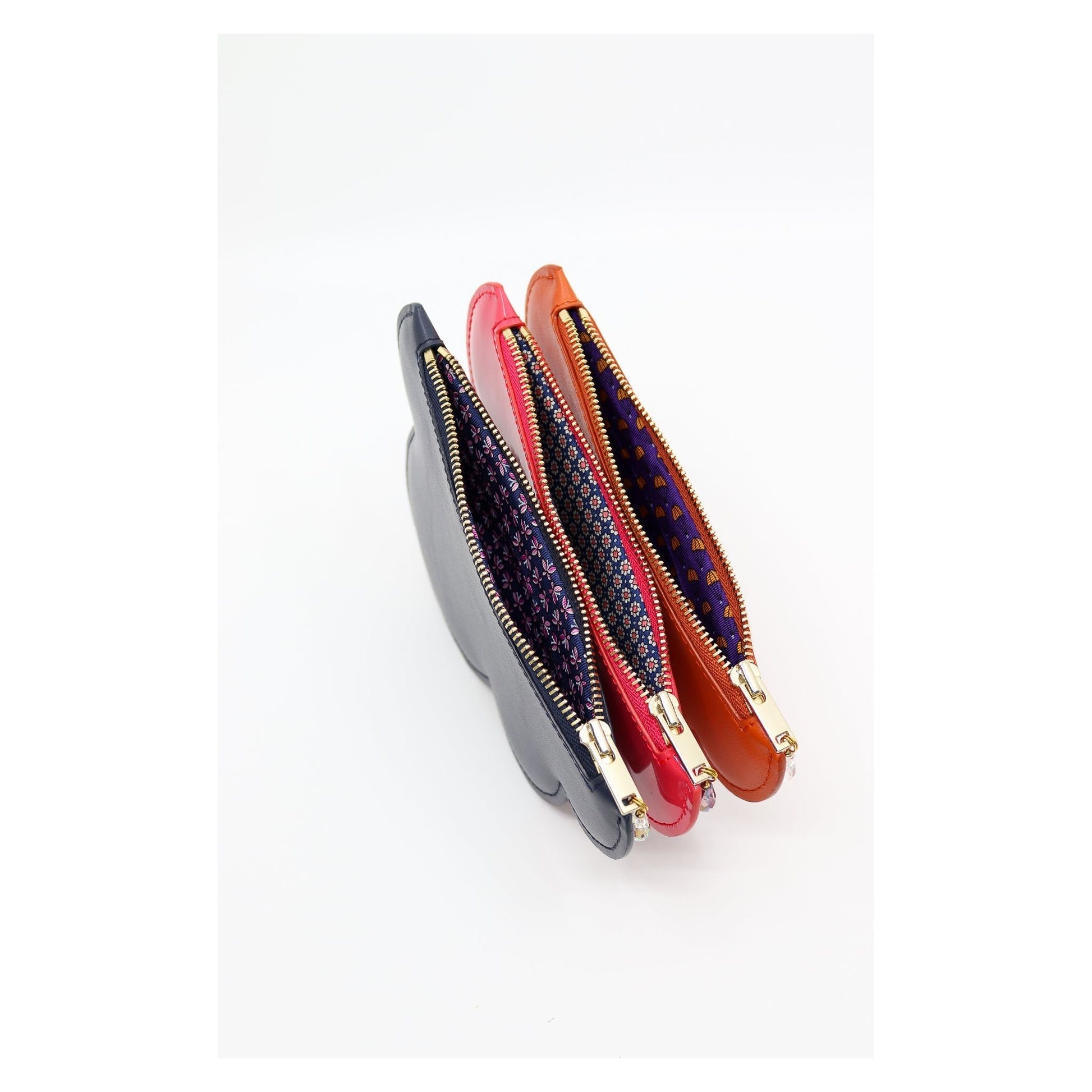 Leather Cloud Purse - Orange - Kotikauppa