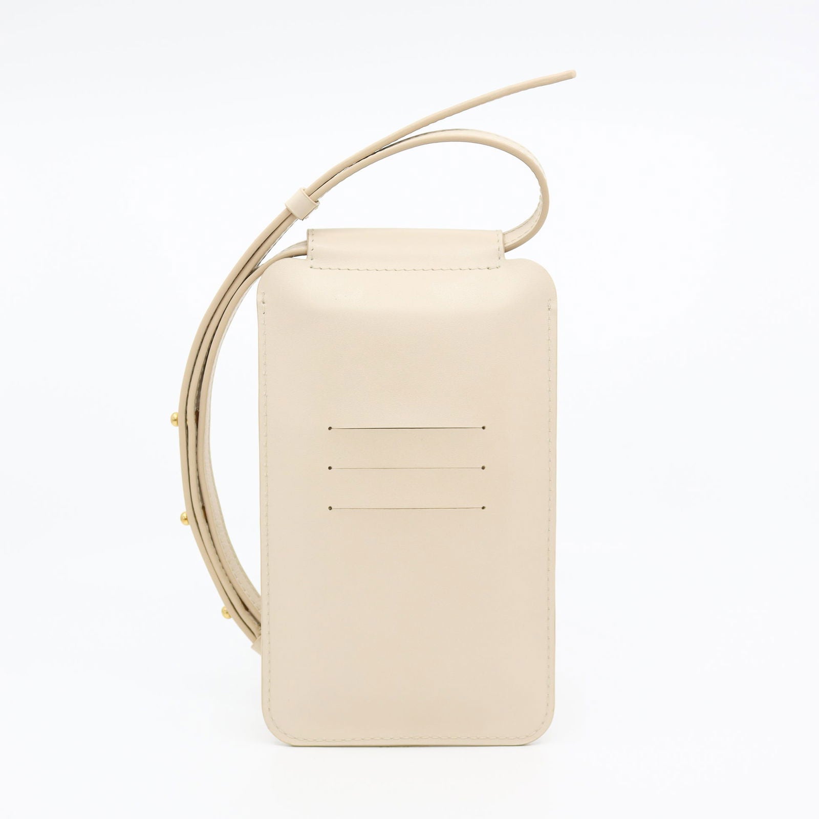 Leather Phone Bag - Beige - Kotikauppa