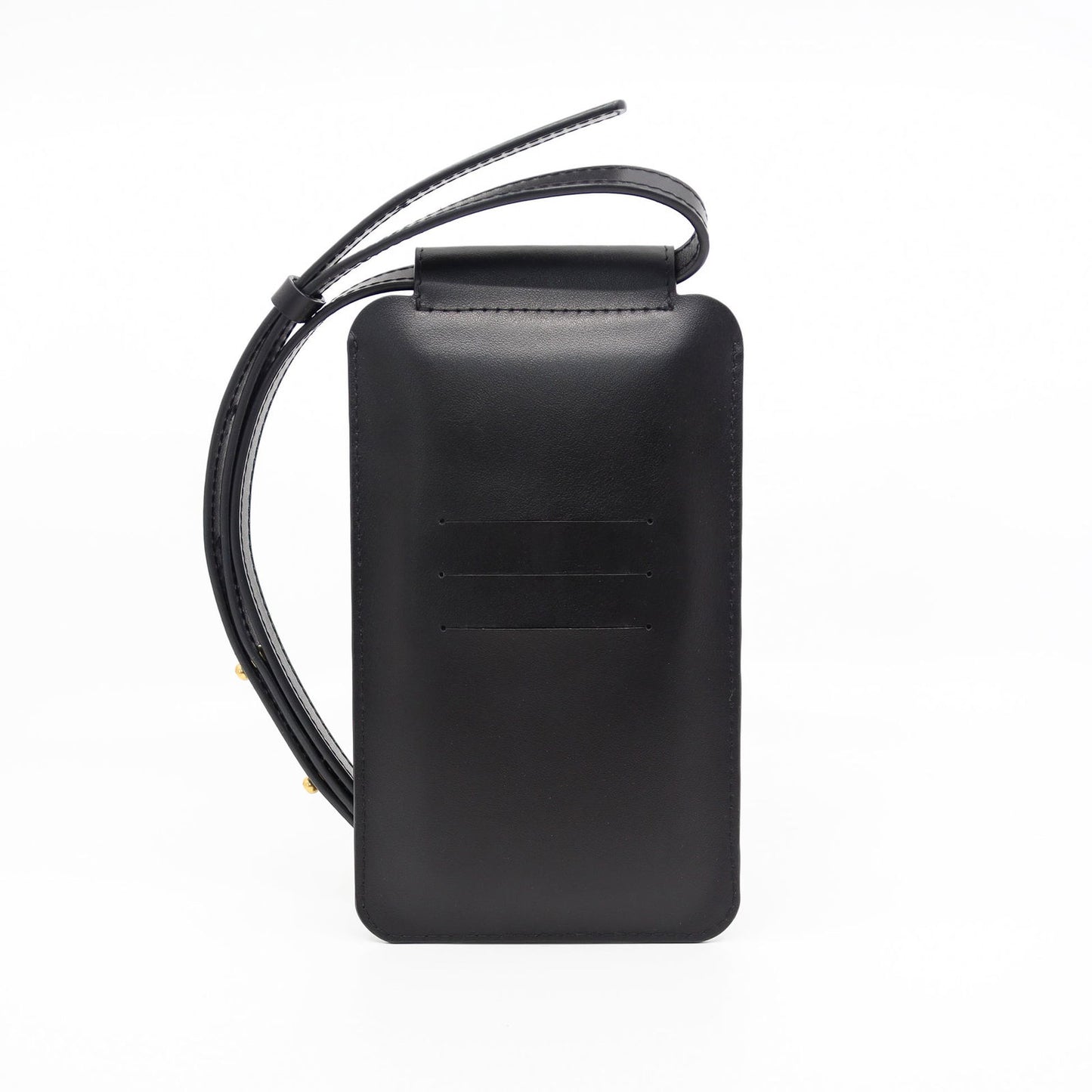 Leather Phone Bag - Black - Kotikauppa