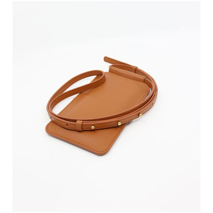 Leather Phone Bag - Tan - Kotikauppa